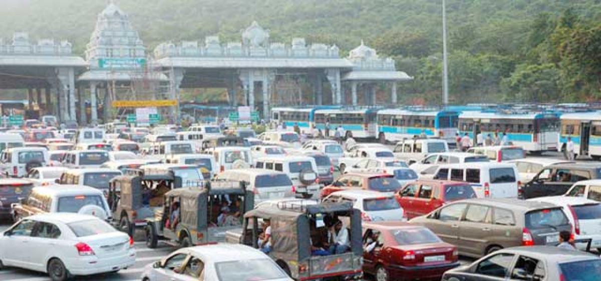 Carbon emissions engulf Tirumala Hills