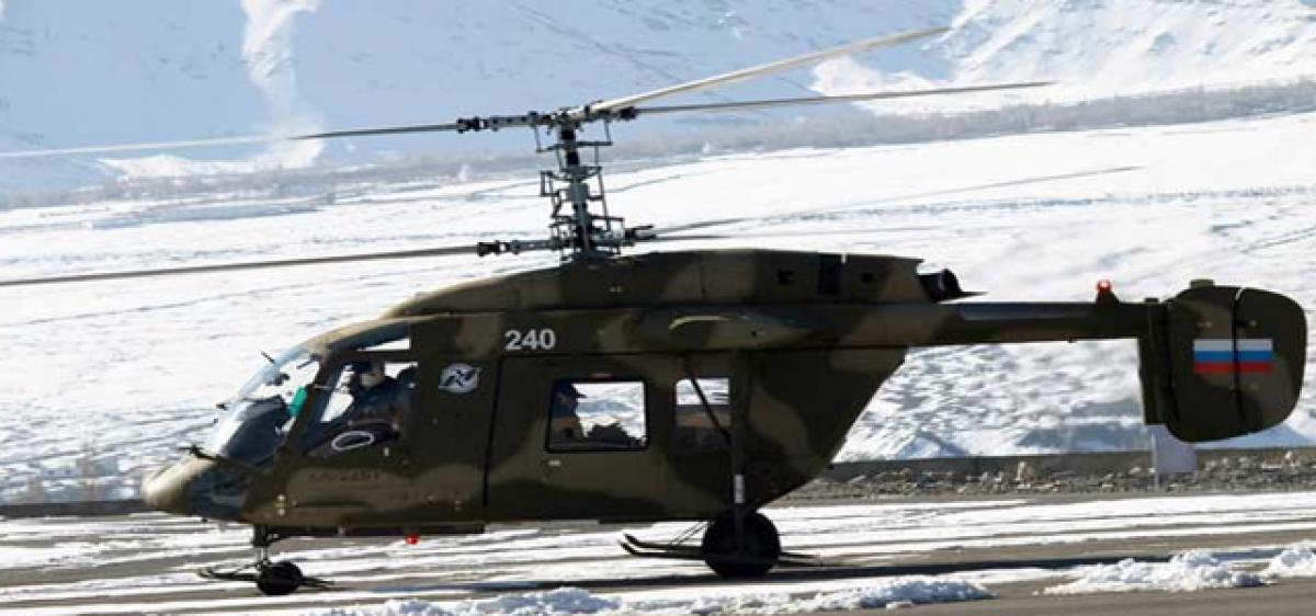 India, Russia likely to sign deal to produce Kamov helicopters