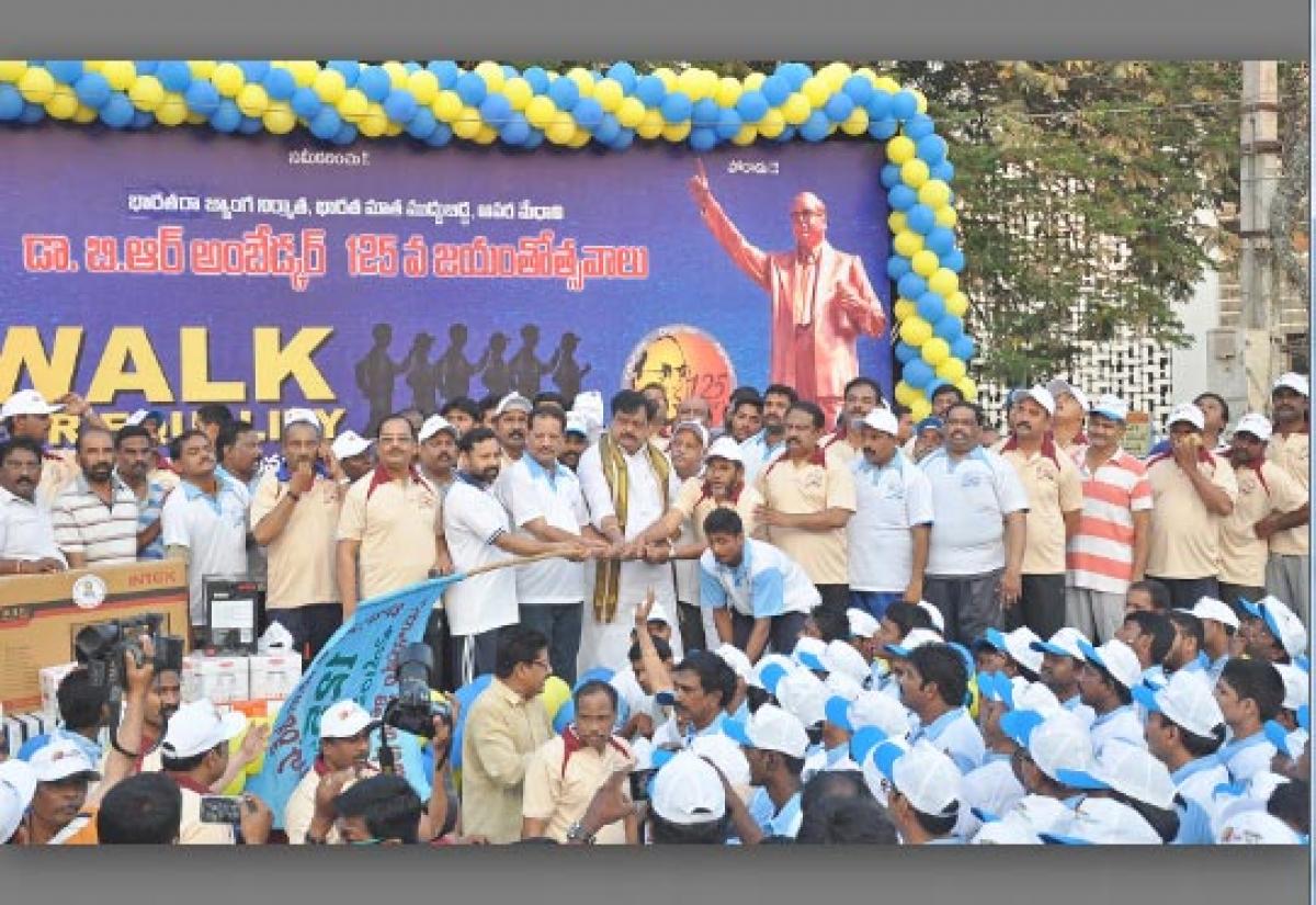 5K Walk for Ambedkar held