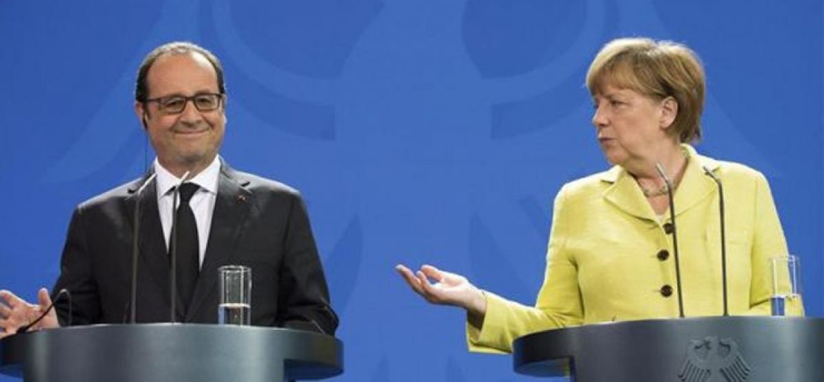 Merkel to talk Greece crisis with Hollande