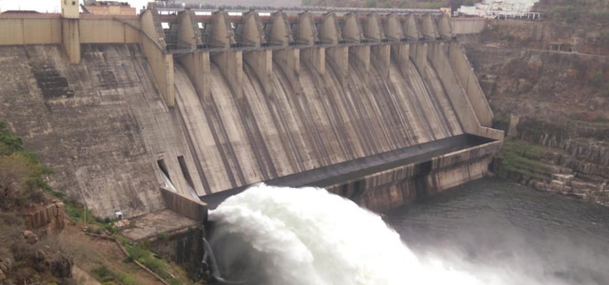 Water released from Srisailam dam
