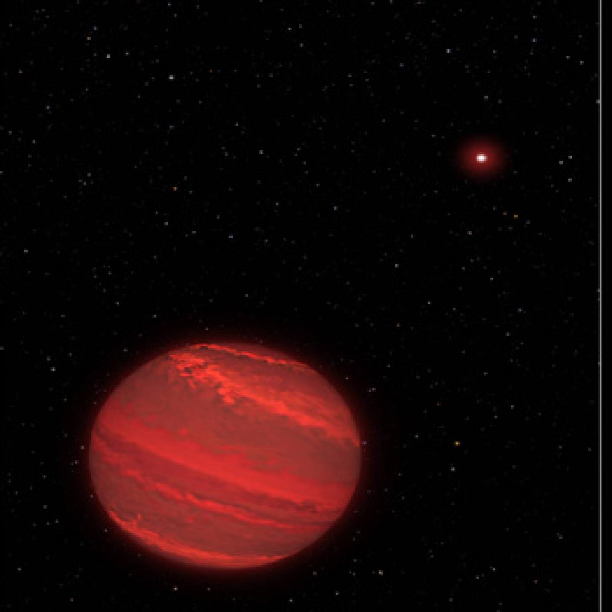 Astronomers record rotation of cloudy super Jupiter