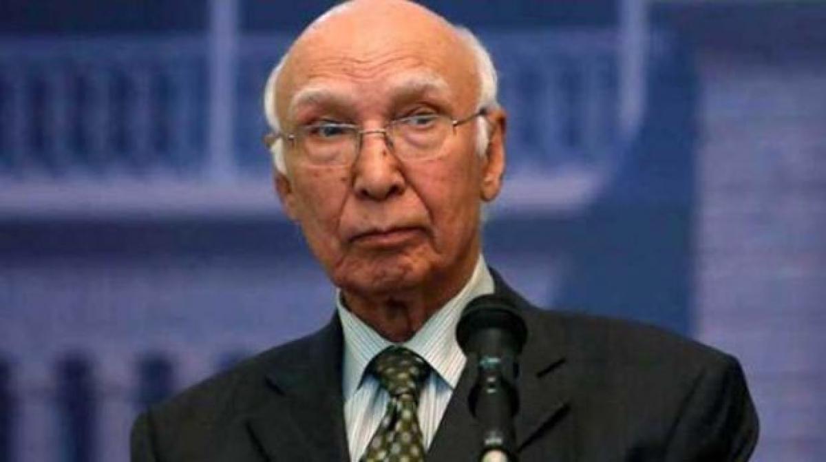 India-Pak Foreign Secretaries to draw dialogue roadmap for next 6 months in Jan meet: Sartaj Aziz