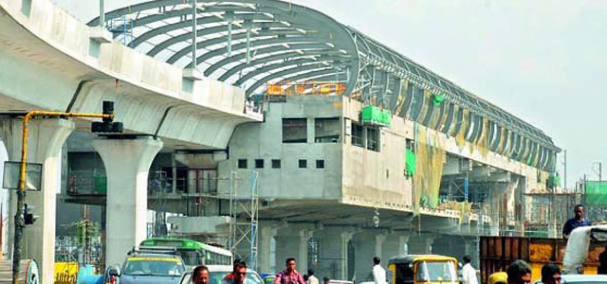 Underground parking at four Hyderabad Metro Rail stations
