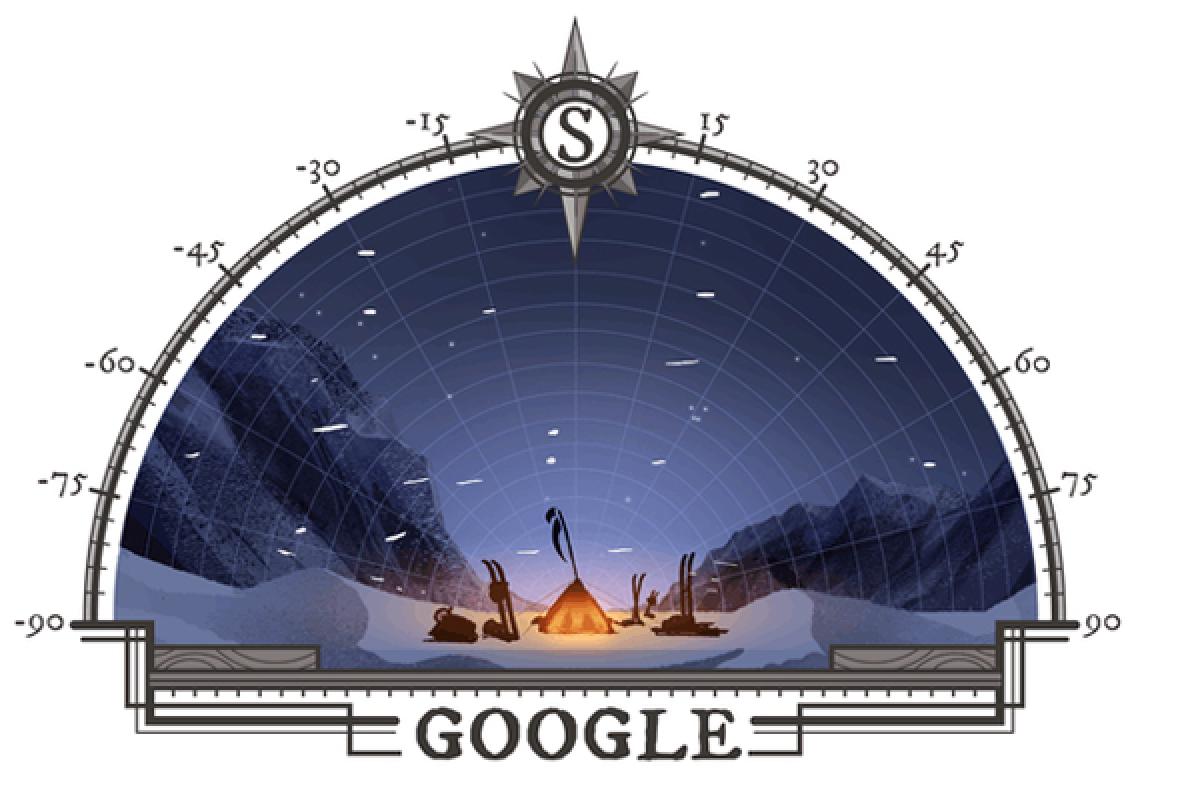 Google Doodle hails 105th year of South Pole conquest