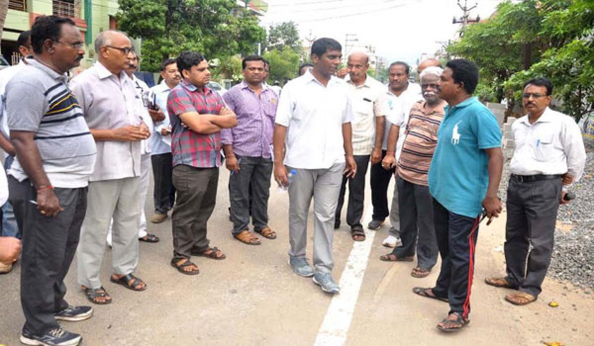 Madhavadhara Vuda Colony to get Under Ground Drainage