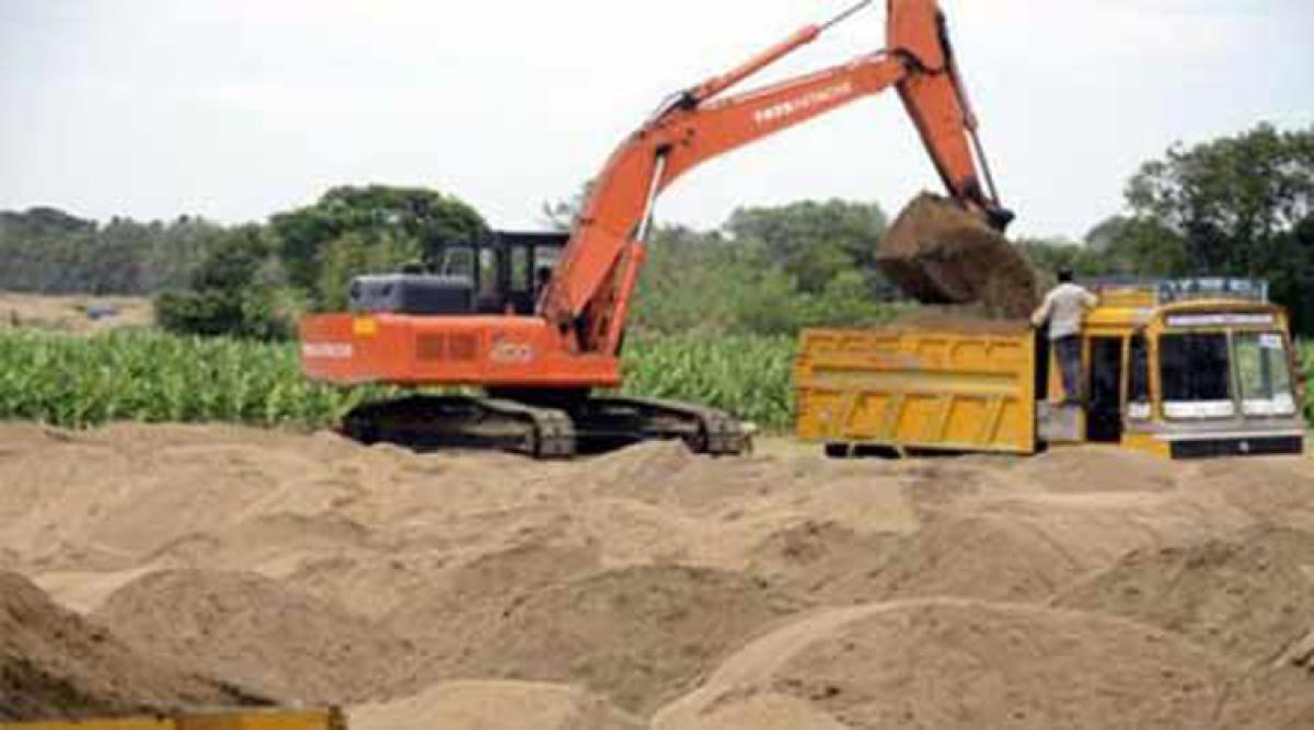 Sand Mining auction notification on Jan 8