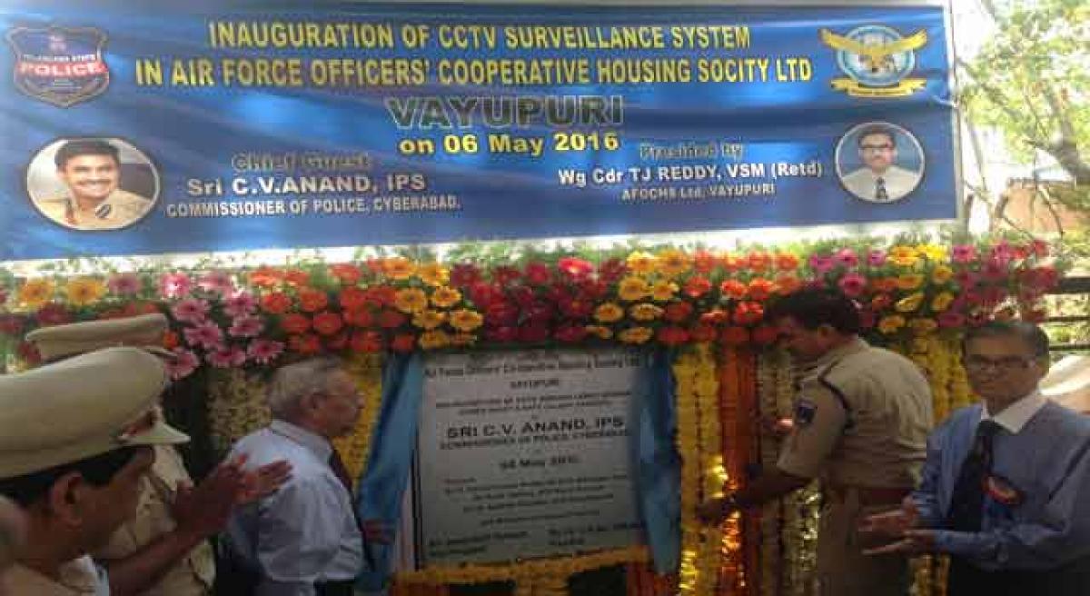 Surveillance system installed at Vayupuri Colony