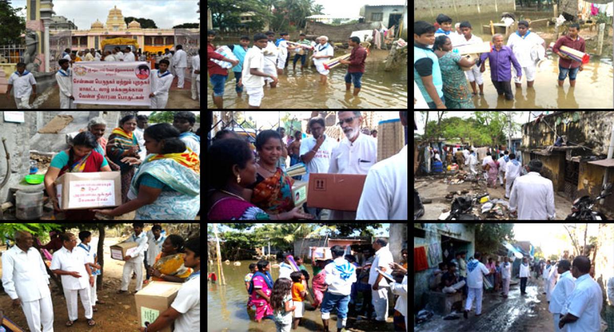Photos: Sai Hands at Work: Serving and Saving Chennai…