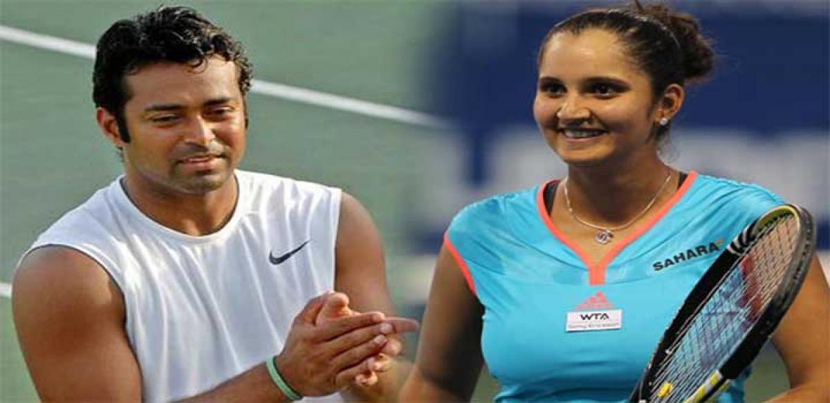 Paes, Sania step away from US glory