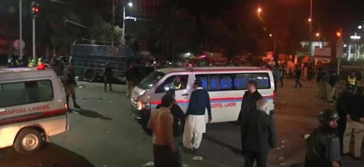 Blast near Indian eatery kills eight in Lahore