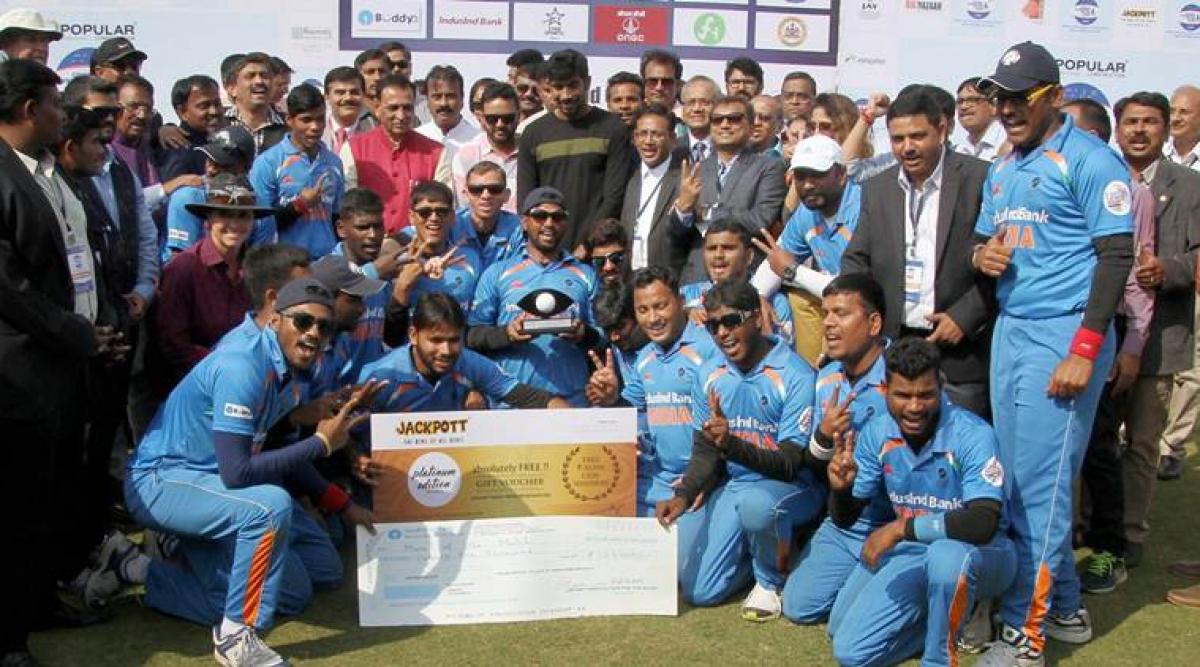 India defeat Pakistan, win T20 World Cup for Blind