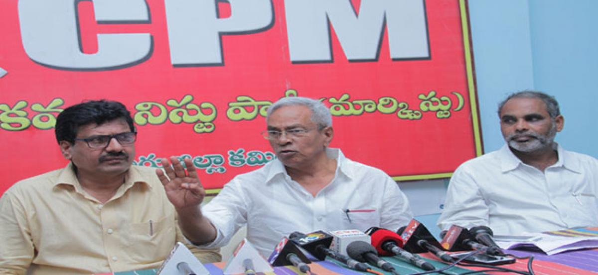 AP government failed to tackle drought: CPM