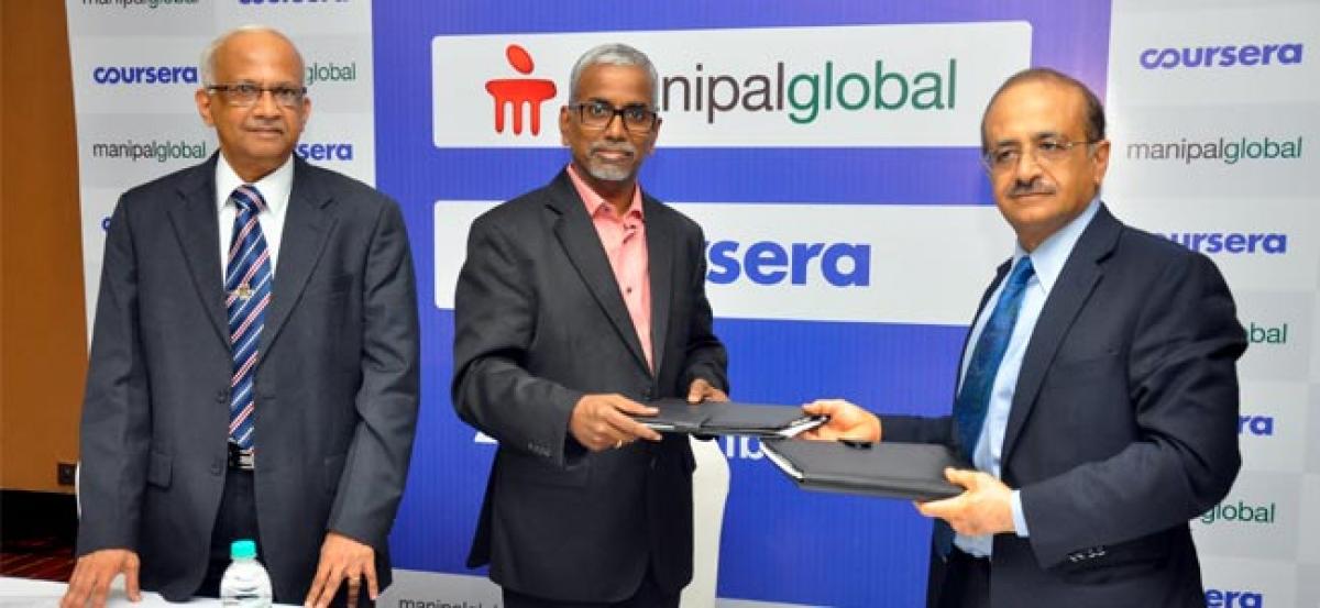 Manipal Global and Coursera enter into a Strategic Partnership