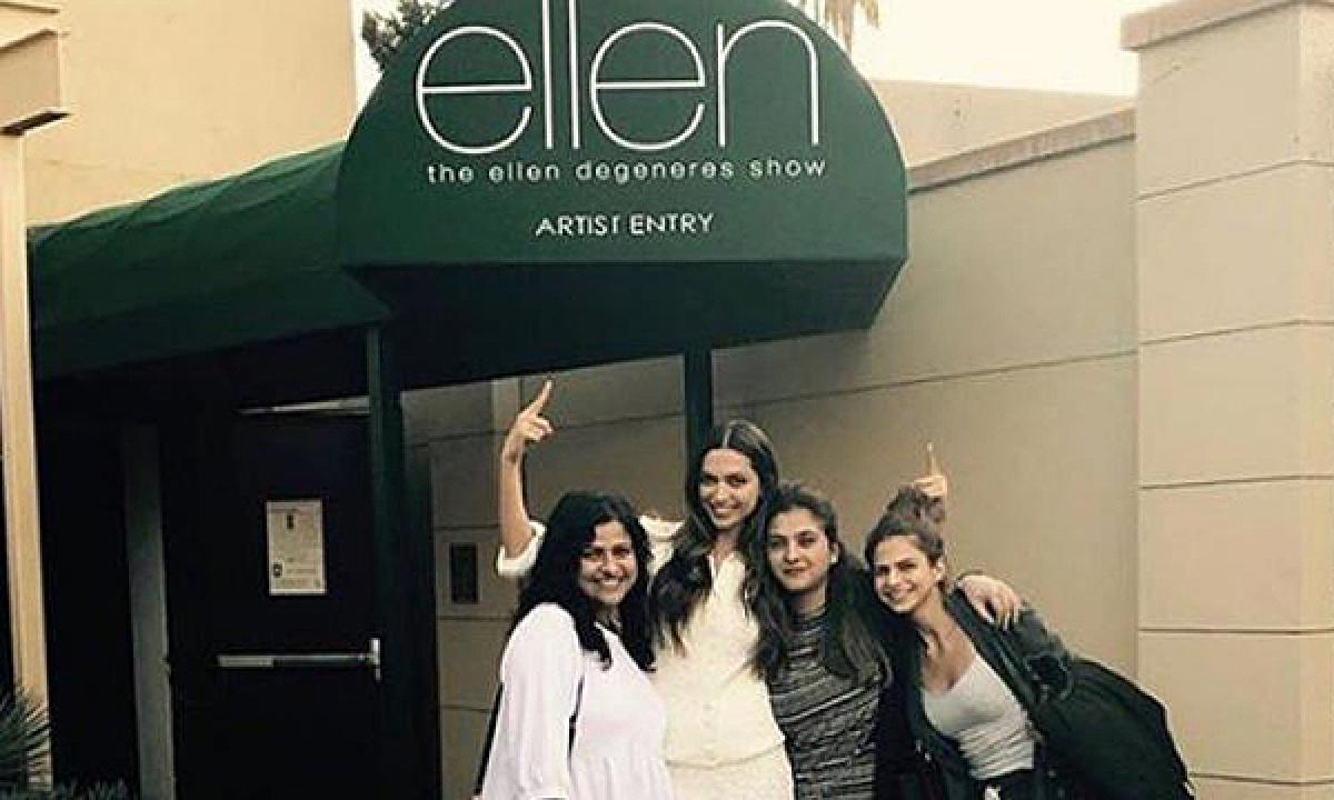 After Priyanka its Deepika making her debut at Ellen Degeneres Show