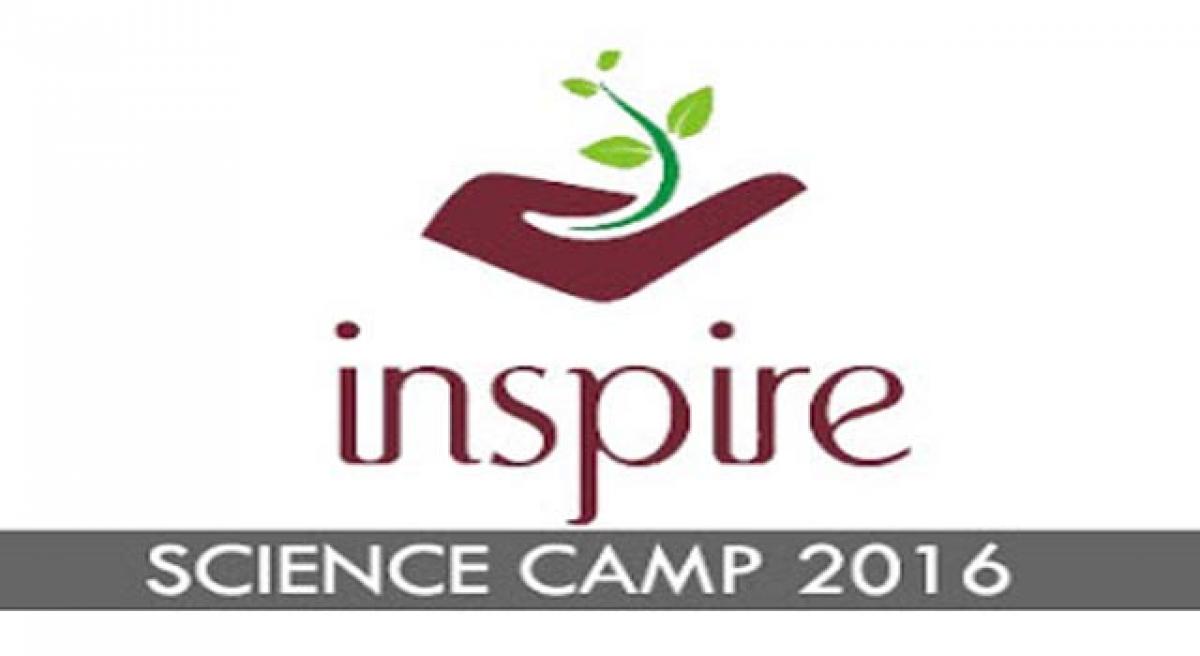 Inspire science camp from today