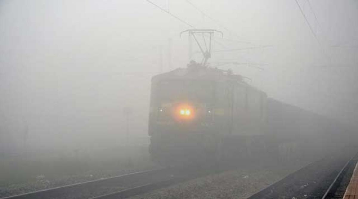 12 trains delayed by fog in Delhi