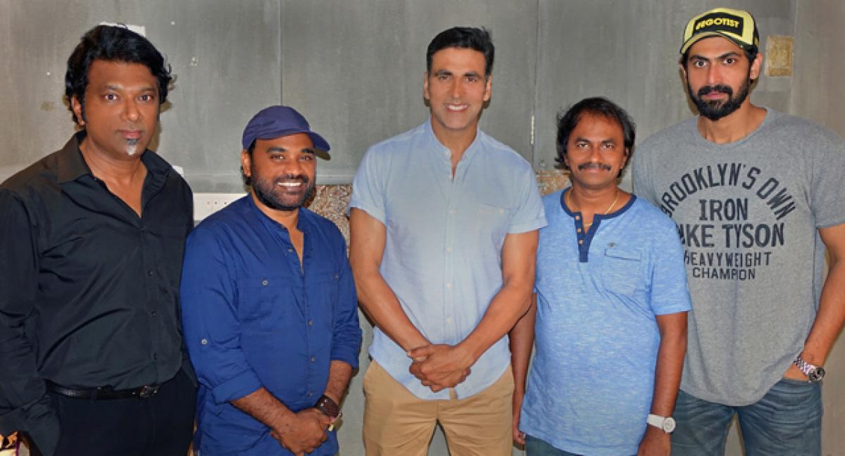 Akki, Rana join forces to produce a Telugu film