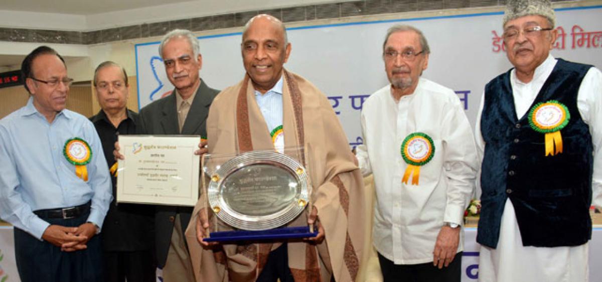 Dr Gullapalli N Rao felicitated