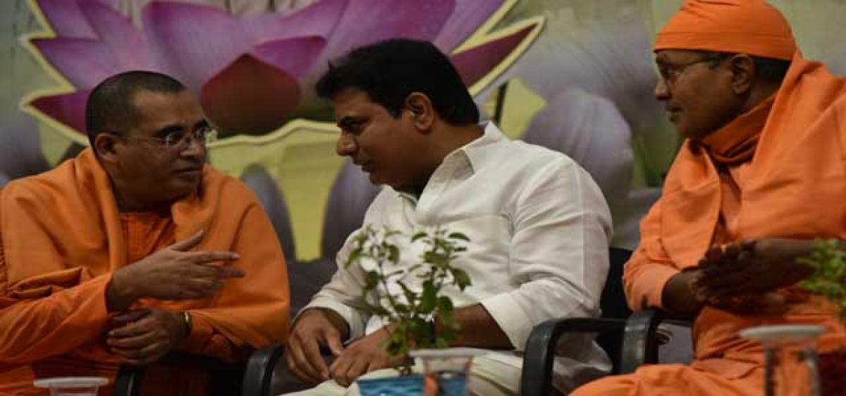 Emulate Vivekananda to be winners: KTR to youth