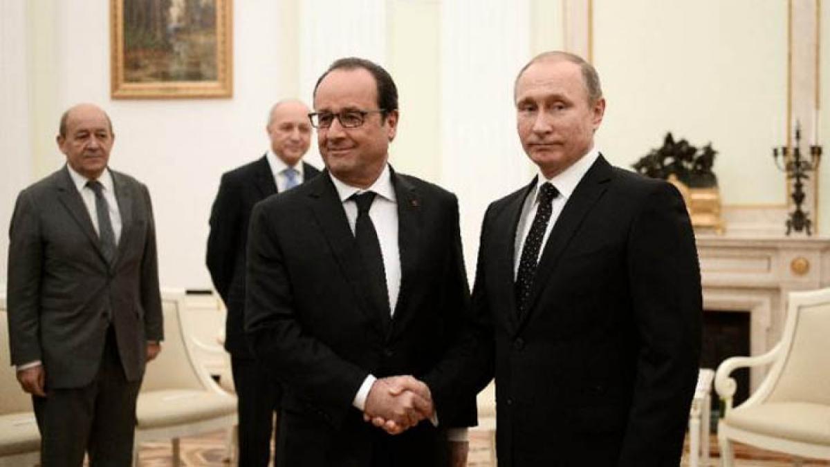 Putin, Hollande to fight against terrorism in Syria