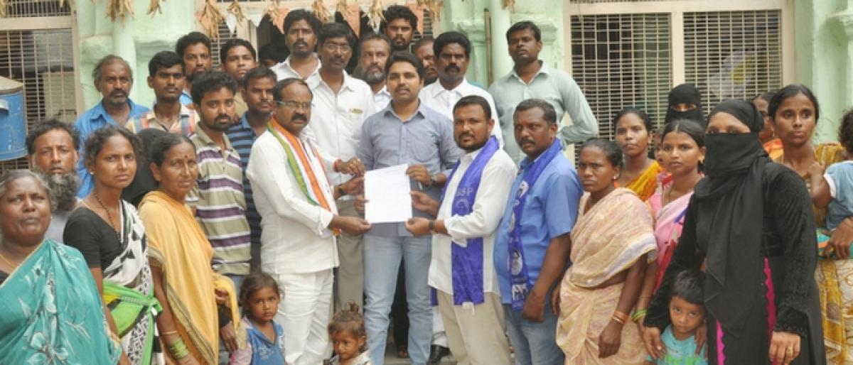 Rehabilitation of Jagjivan Ram Colony residents demanded