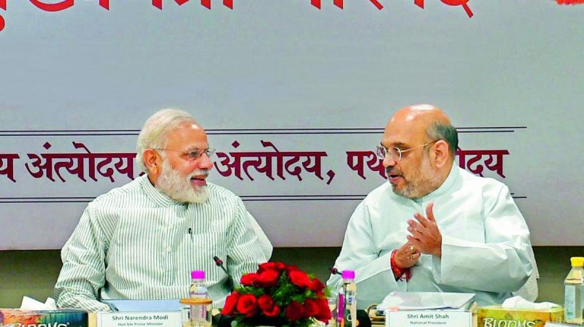 BJP plans celebration on 3rd anniversary of govt, launch of New India campaign