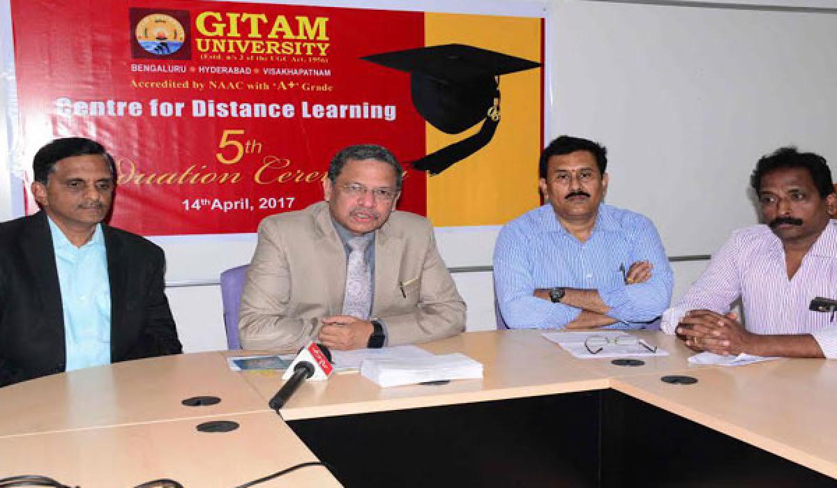 Fifth graduation ceremony of GITAM CDL tomorrow