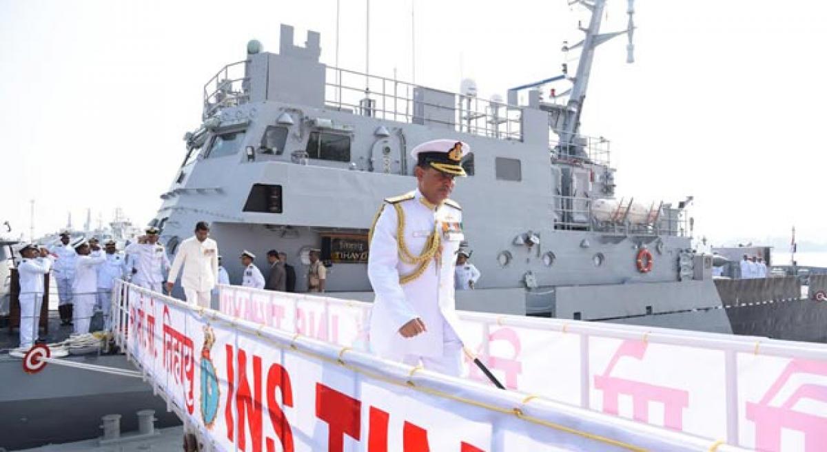 Navy commissions fast-track craft INS Tihayu