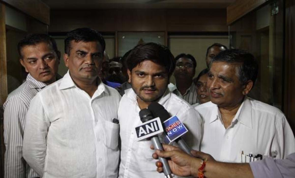 Hardik Patels speech amounted to sedition, Gujarat police tells High Court