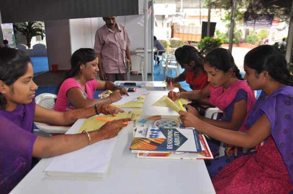 Competitive exam fair concludes