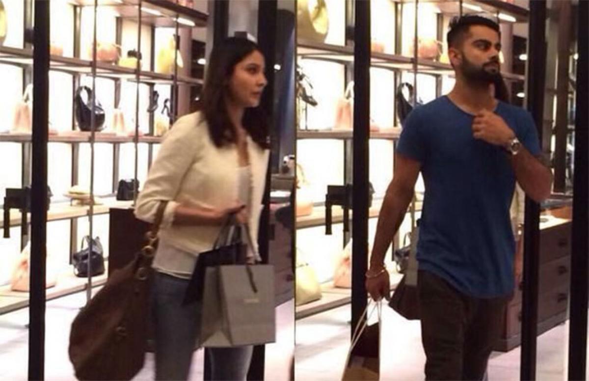 Love birds Anushka Kohli get some us time in Delhi