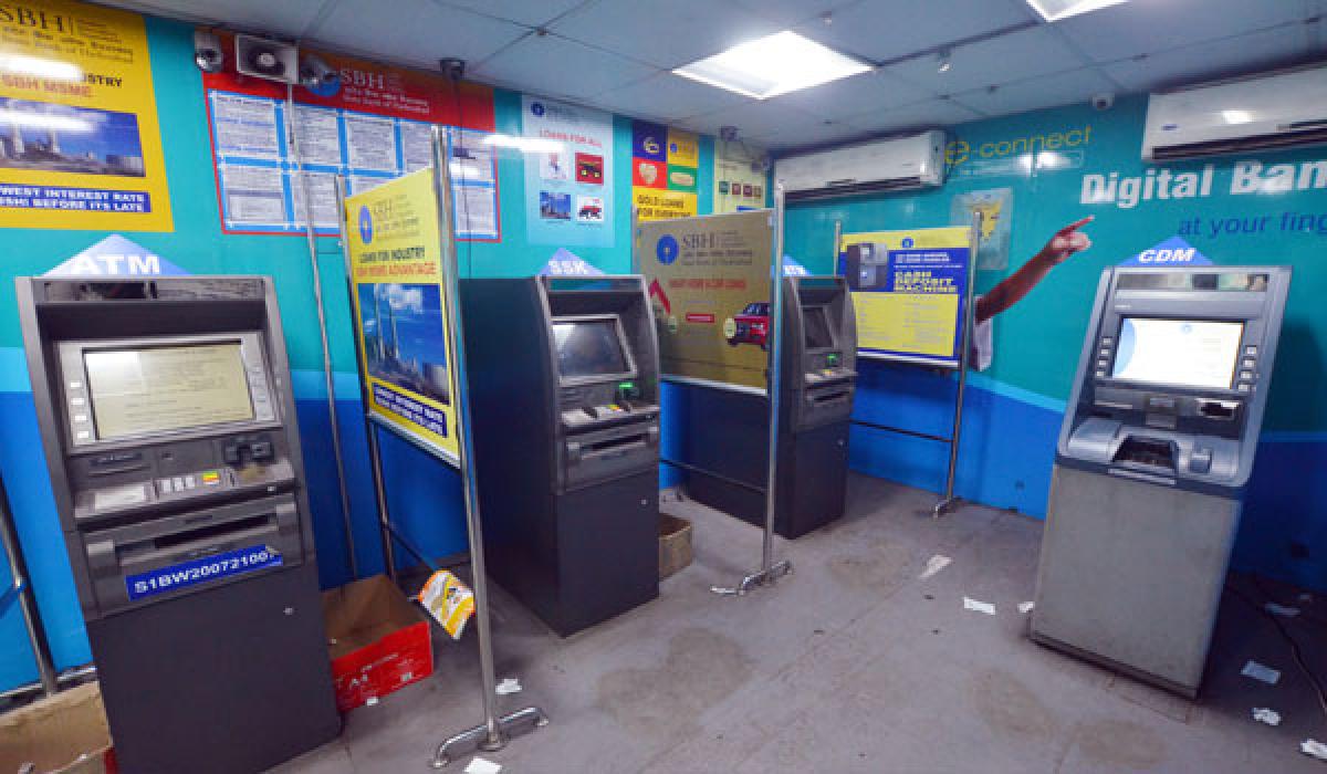 ATMs, e-Corners go dry in city