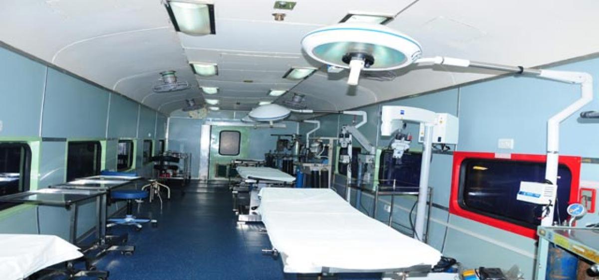 After 17 years of journey, hospital on train halts at Kazipet 