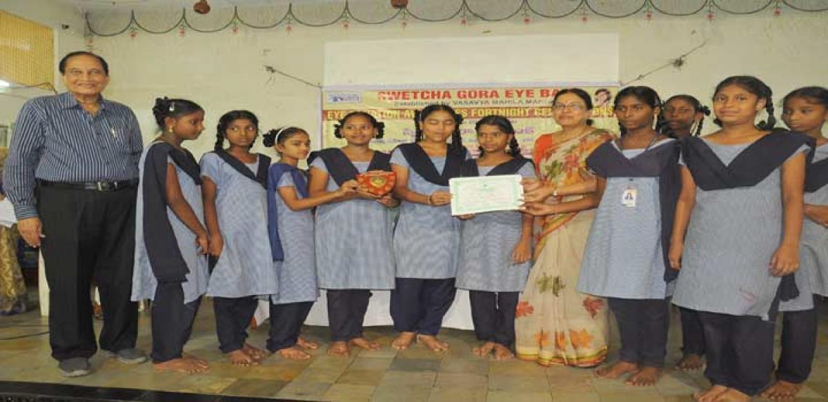 Eye donation fortnight campaign concludes