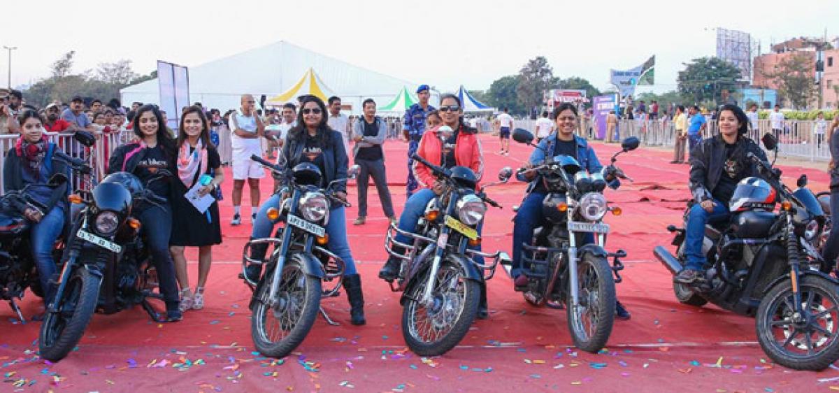 Hyderabad Bikernis in action