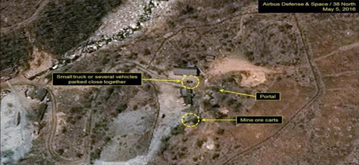 Satellite images show activity at North Korea nuclear test site - report