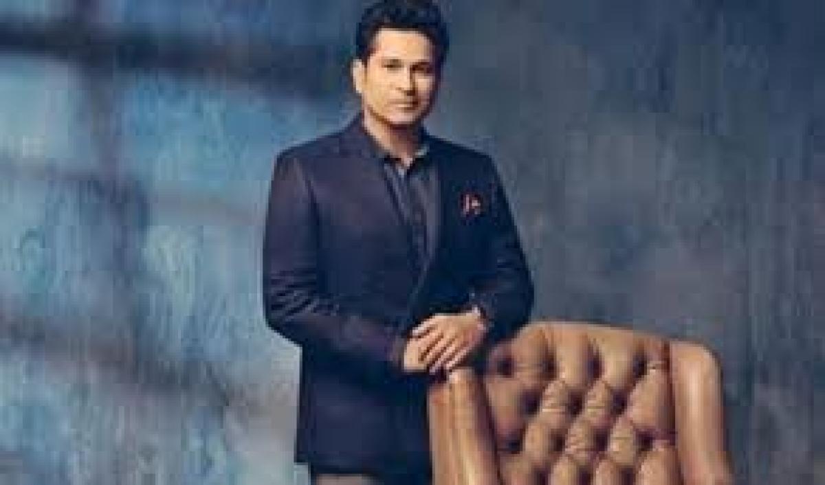 Sachin launches clothing brand, Riteish walks the ramp for it.