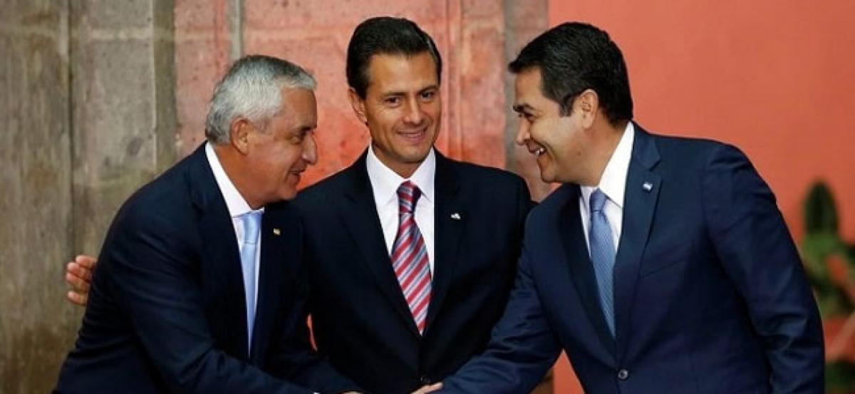 Enrique Pena Nieto meets Guatemala leader Jimmy Morales; discuss migration, extradition