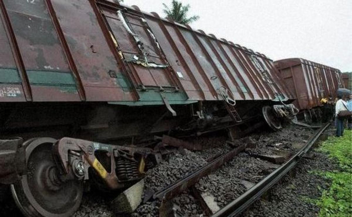 14 bogies of cargo train derail in Chandigarh; none hurt