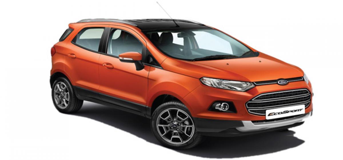 Ford EcoSport Platinum Edition unveiled in India