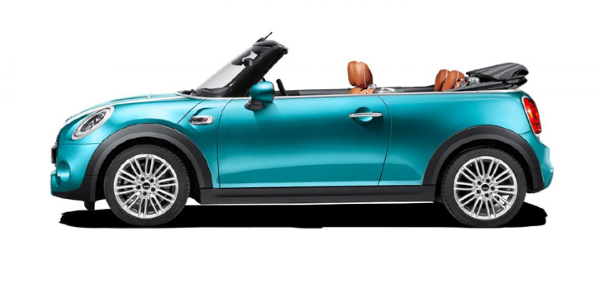 Mini to launch the 2016 Cooper Convertible today