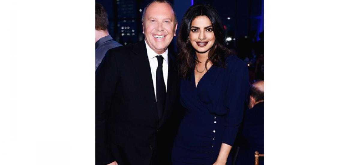 Priyanka Chopra at award function meets Michael Kors, John Legend