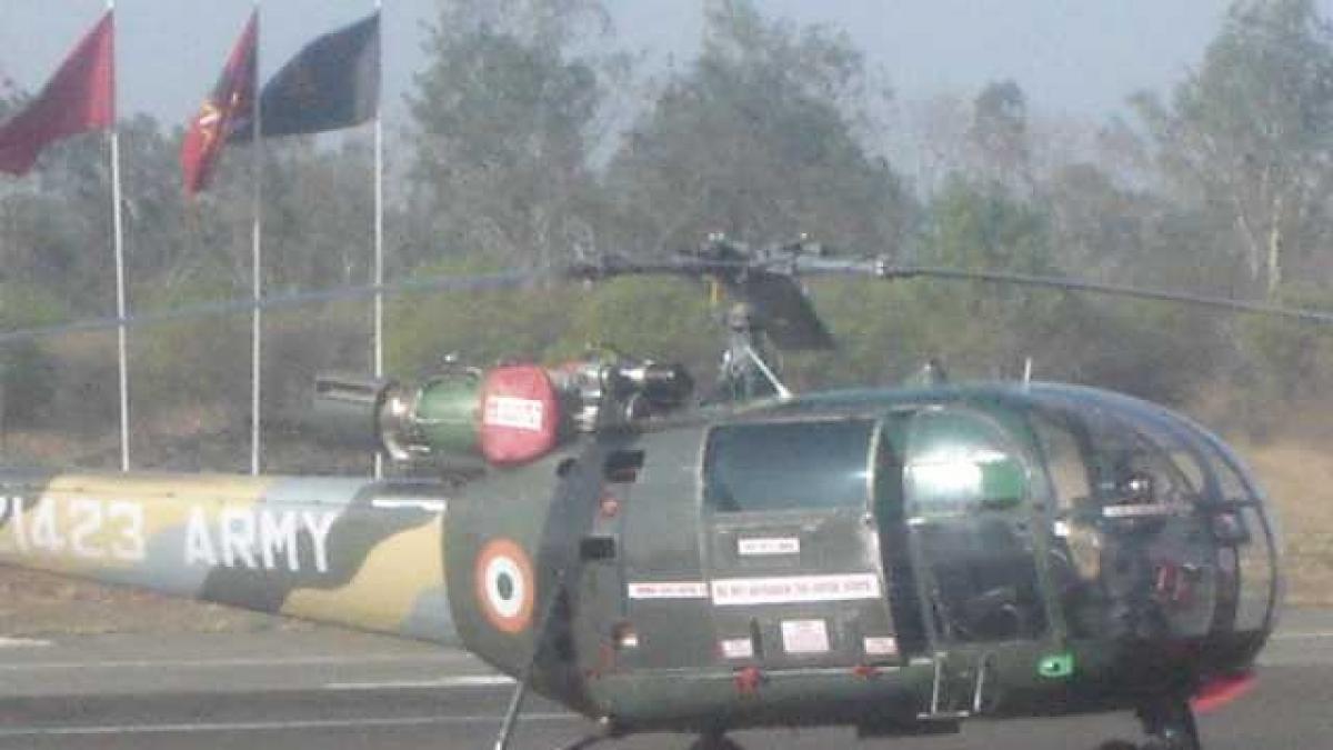 IAF chopper topples during training sortie in Delhi; both pilots safe