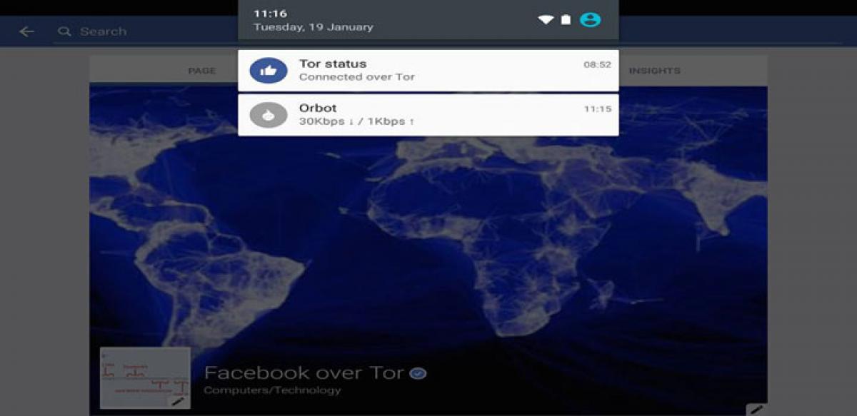 Facebook adds Android app for anonymity service Tor
