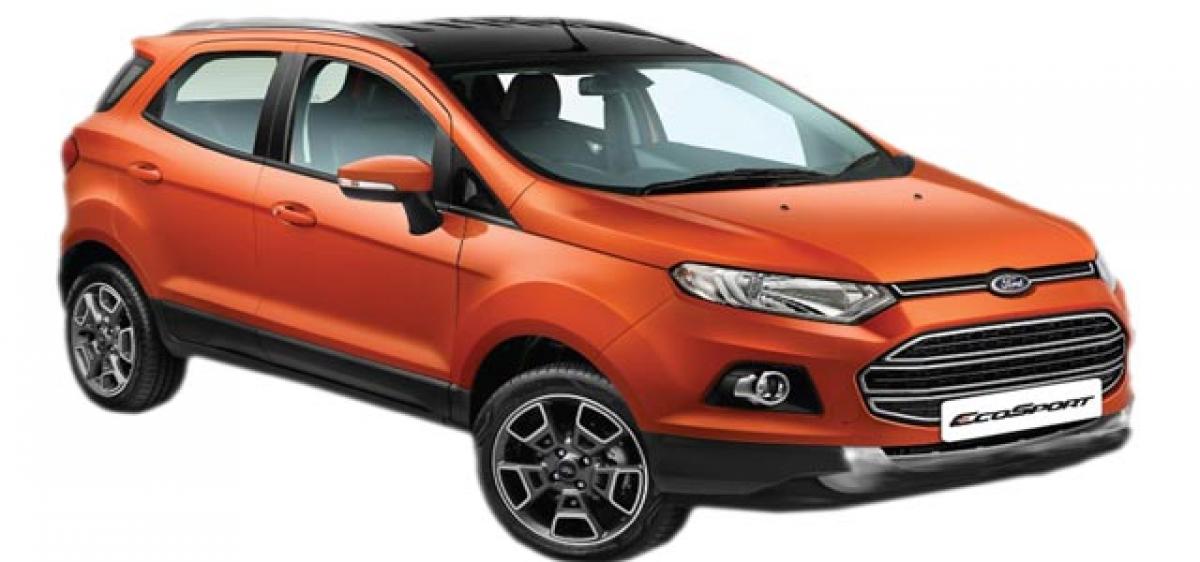 Ford EcoSport Titanium gets touchscreen infotainment system