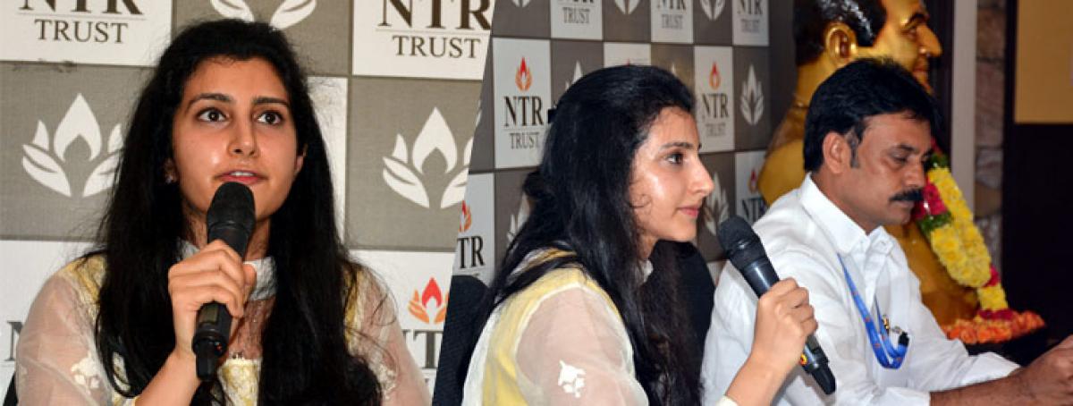 Nara Lokeshs wife Brahmani to help poor students with free Coaching for group exams