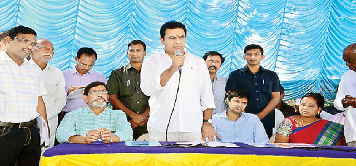 Special officer will be appointed for Sircilla Municipality: KTR