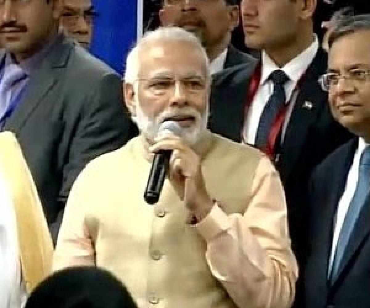 PM Modi describes ladies at TCS centre in Riyadh as glory of Saudi Arabia