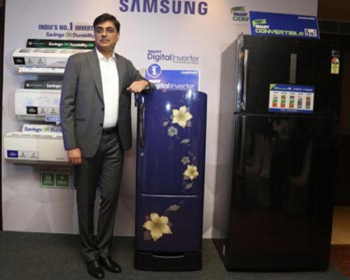 Samsung unveils new ACs, refrigerators  